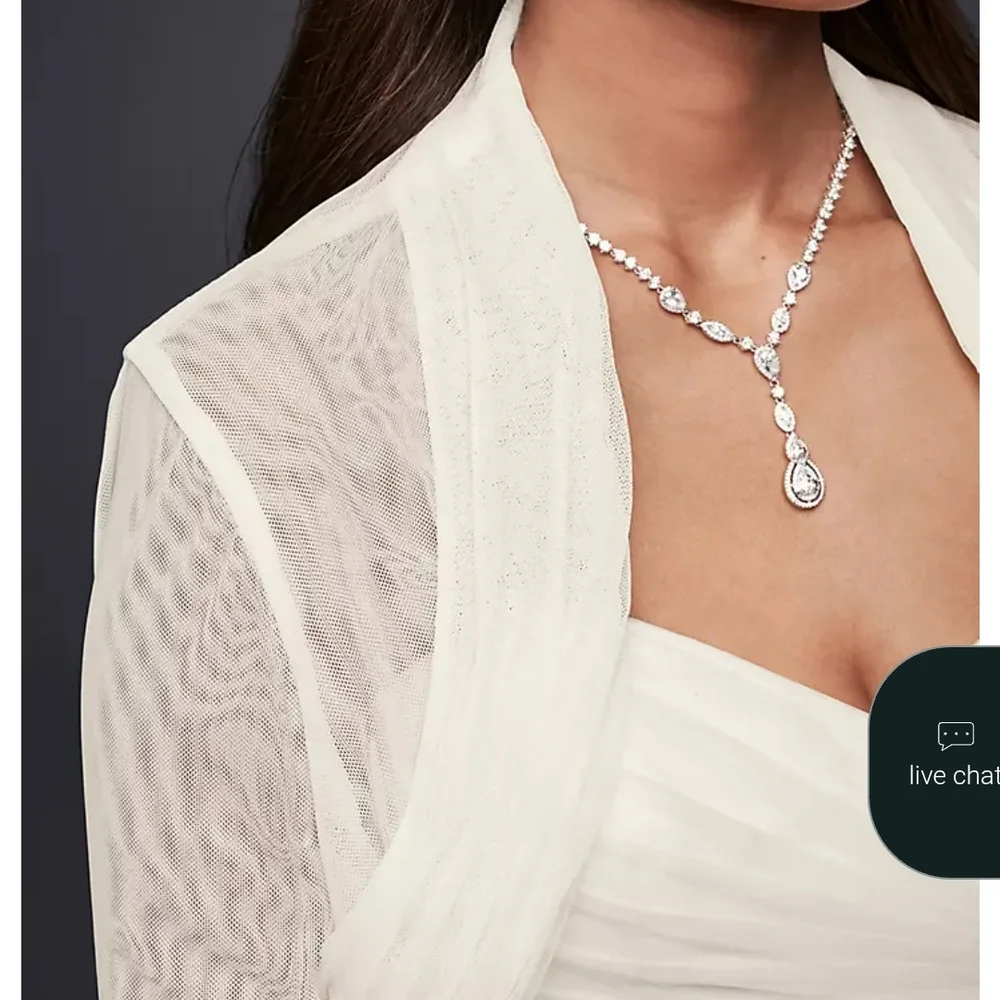 Elegant White Women's Dress - Picture 3 of 4